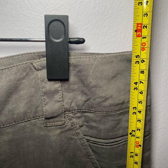 Eileen Fisher Women's size 16 Gray Lightweight Linen Blend Slacks Trousers Pants - Picture 9 of 10